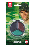 Smiffys Make-Up FX, Army Camouflage Kit, Grease, M Dress Loud