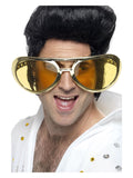 Giant Seventies Rock Specs, Gold Dress Loud