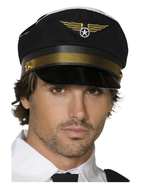 Pilots Cap, Black Dress Loud