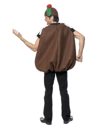Christmas Pudding Costume, Brown Dress Loud