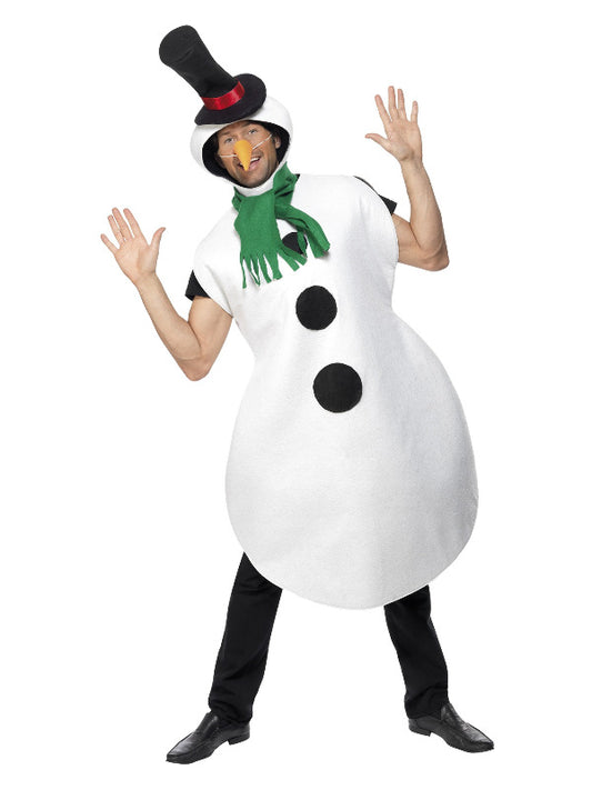 Snowman Costume, White Dress Loud