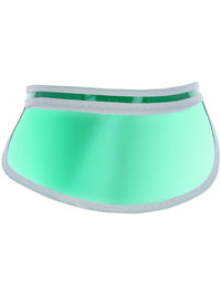 Poker Visor, Green Dress Loud