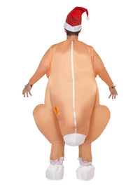 Inflatable Roast Turkey Costume, Nude Dress Loud