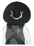 Authentic Mexican Bandit Sombrero, Black Dress Loud