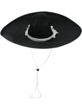 Authentic Mexican Bandit Sombrero, Black Dress Loud