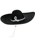 Authentic Mexican Bandit Sombrero, Black Dress Loud