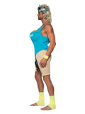 Lets Get Physical, Work Out Costume, Blue Dress Loud