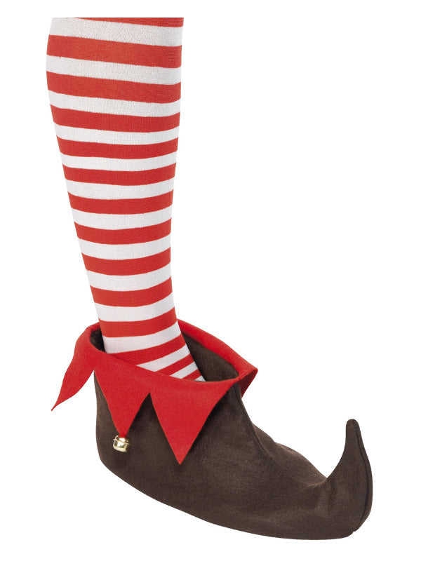 Elf Shoes with Bells, Brown Dress Loud