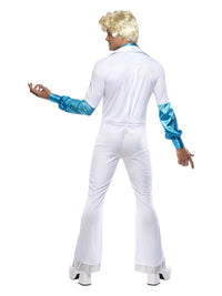 Disco Man Costume, All in One, White Dress Loud