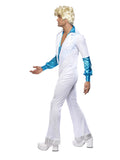 Disco Man Costume, All in One, White Dress Loud