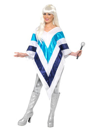 Super Trooper Poncho, White Dress Loud