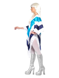 Super Trooper Poncho, White Dress Loud