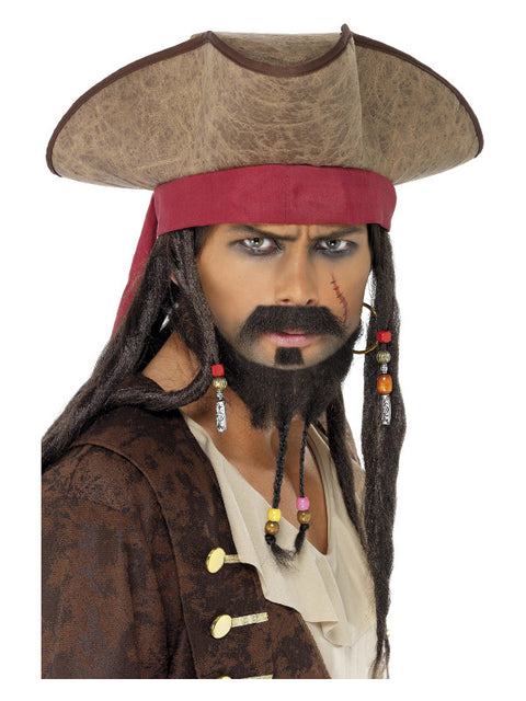 Pirate Hat, Brown Dress Loud