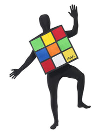 Rubik's Cube Unisex Costume, Multi-Coloured Dress Loud