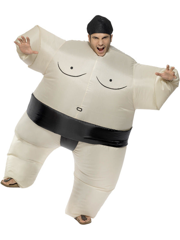 Sumo Wrestler Costume, White Dress Loud