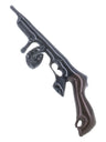 Inflatable Tommy Gun, Black