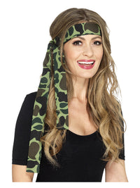 Army Headband, Camouflage Dress Loud
