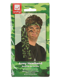 Army Headband, Camouflage Dress Loud