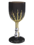 Gothic Wine Glass, Black Dress Loud