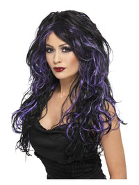 Gothic Bride Wig, Purple Dress Loud