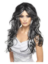 Gothic Bride Wig, Black & White