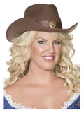 Fever Wild West Cowboy Hat, Brown Dress Loud