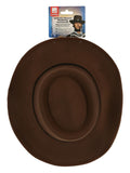 Authentic Western Wandering Gunman Hat, Brown Dress Loud