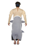 Man-Eating Shark Costume, Grey Dress Loud