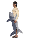 Man-Eating Shark Costume, Grey Dress Loud