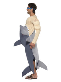 Man-Eating Shark Costume, Grey Dress Loud