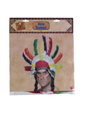 Native American Inspired Headdress, Multi-Coloured Dress Loud