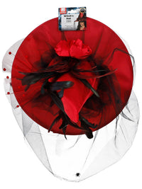 Witch Hat, Deep Red Dress Loud