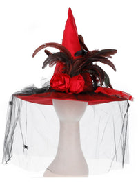 Witch Hat, Deep Red Dress Loud