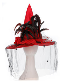 Witch Hat, Deep Red Dress Loud