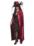 Reversible Cape, Red & Black Dress Loud