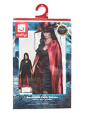 Reversible Cape, Red & Black Dress Loud