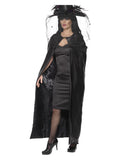 Deluxe Witch Cape, Black Dress Loud