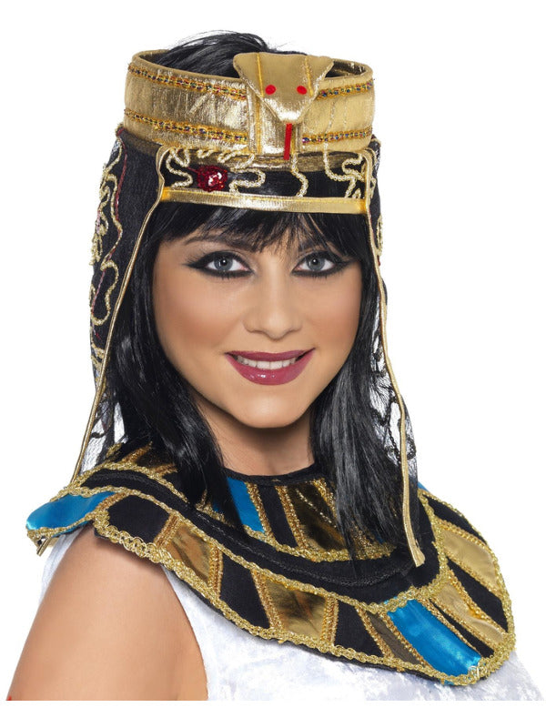 Egyptian Headpiece, Gold Dress Loud