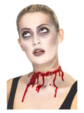 Smiffys Make-Up FX, Barbed Wire Split Scar, Red Dress Loud