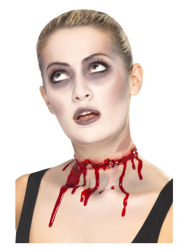 Smiffys Make-Up FX, Barbed Wire Split Scar, Red Dress Loud