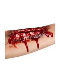 Smiffys Make-Up FX, Open Wound Latex Scar, Red Dress Loud