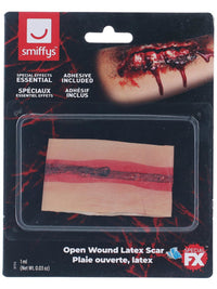 Smiffys Make-Up FX, Open Wound Latex Scar, Red Dress Loud