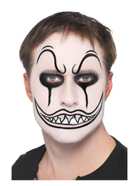 Smiffys Make-Up FX, Clown Kit, Multi-Coloured Dress Loud