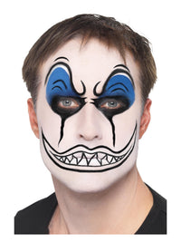 Smiffys Make-Up FX, Clown Kit, Multi-Coloured Dress Loud
