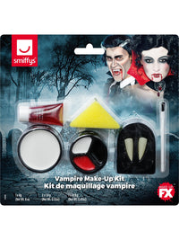 Smiffys Make-Up FX, Vampire Kit, White & Red Dress Loud