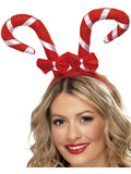 Candy Cane Headband, Red & White Dress Loud