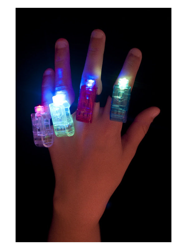 Multi Colour, Multi Flashing Finger Lights, Assort Dress Loud