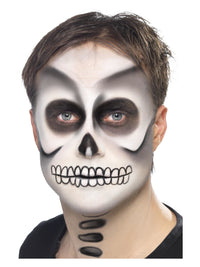 Smiffys Make-Up FX, Skeleton Kit, Black & White Dress Loud