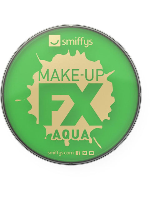 Smiffys Make-Up FX, Bright Green Dress Loud