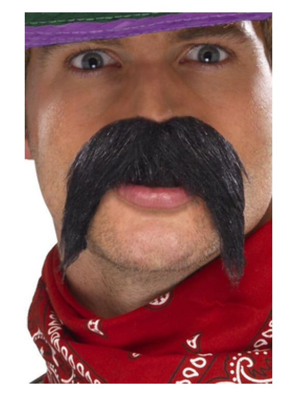 Big & Bushy Gringo Tash, Black Dress Loud